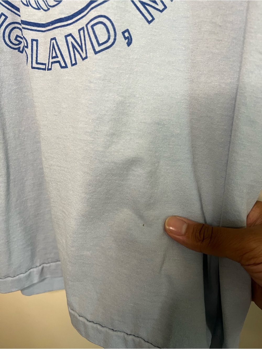 Vintage 90s Oyster Bay Long Island NY New York Single Stitch T Shirt L *FLAWS* - Picture 6 of 8